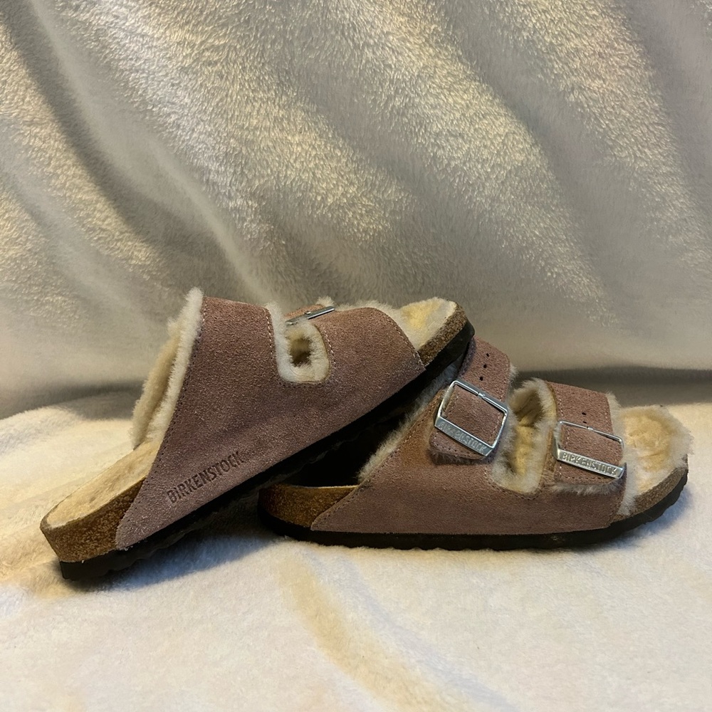 Fur Lined Birkenstocks - Picture 2 of 6